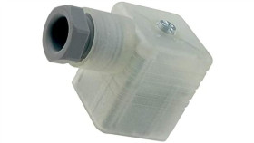 Złącze Zaworowe Serii Gdm Żeński 3-Pinowe (2+Pe) Zacisk Śrubowy Pg11 Dioda...