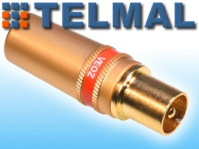 Profesjonalny wtyk TV RF 75ohm VEOZ