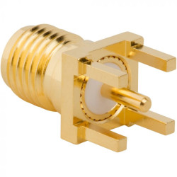 Złącze RF Przewlekany Żeński typ złącza RP-SMA PCB