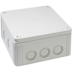 Wiska 10060704 Junction box (L x W x H) 140 x 140 x 82 mm Light grey IP66/IP67