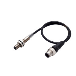 Czujnik zbliżeniowy M12 Indukcyjny 4 mm Omron Częściowo wpuszczany 10 → 30 V dc długość 69mm Gwintowany