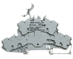 Złączka 2-piętrowa 2,5mm2 szara TOPJOBS 2002-2457 /50szt./