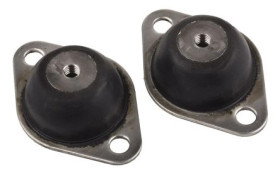 Mocowanie antywibracyjne, M6, Ø 64mm, H 20mm, 9, materiał: Guma naturalna 60 Shore A, RS PRO