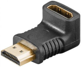 Adapter HDMI™ kątowy 270 pionowy, 8K @ 60 Hz, pozłacany, 65749