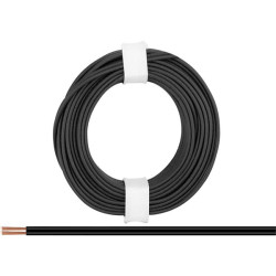 Donau 218-11 Electronics Strand 5m 2x0.14mm&#xB2; Black Plastic Insulated