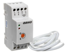 Wyłącznik zmierzchowy z czujnikiem 20A 230V 2-100lx OR-CR-219