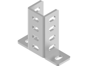 Podstawa ceownika PVC grubość blachy 5,0mm 661307 BAKS