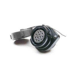 Złącze wielostykowe przemysłowe 12-pinowe Montaż na kołnierzu Gniazdo RS PRO