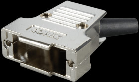 165X17569XE D-sub cap for 15-pin D-sub, metal, side