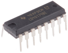 Układ przerzutnika CD40174BE 16-pinowy, PDIP, Texas Instruments