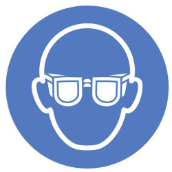 SafetyMarking 21.A7005 Mandatory Sign Eye Protection ISO 7010 Diameter100mm