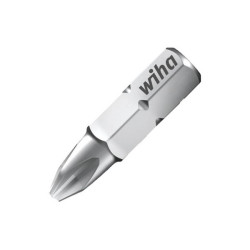 Wiha 1658 Philips bit PH 2 C 6.3 Steel Durable single piece