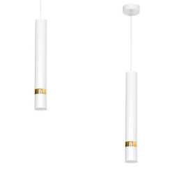 Lampa wisząca JOKER WHITE/GOLD 1xGU10 MLP6081 Milagro