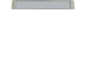 Pole opisowe do montażu w pierścieniu oddzielającym stal szl lak 19057004 HAGER