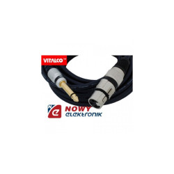 Kabel Jack 6,3m. wt.-gn.XLR 7,5m mono/kabel mikrof. MK17 Vitalco