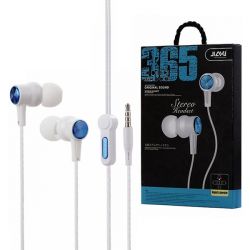 Słuchawki przewodowe MAGNETIC JIAVU biało-niebieskie