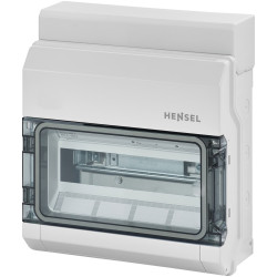 Hensel 6100000 KV 9112 Distribution Board 12 Partitions Surface-Mount