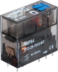 Przekaźnik elektromagnetyczny 2P 12V DC PCB RMP84-2012-25-1012-WT 2615196