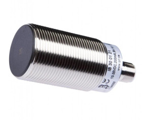 Czujnik indukcyjny M30x1,5 dł 70mm zabudowany Sn: 10mm 10-30V DC PNP NO złącze M12 3 pinowe IP67 IB300121