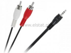 Jack 3,5- 2x RCA 3m