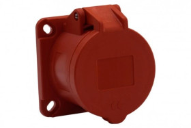 Gniazdo tablicowe proste 16A 5p /FE/ IP44