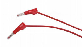 KABEL BANAN 4mm x2 1m 19A BEZPIECZNY.