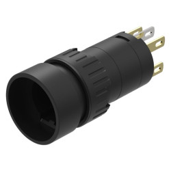 Element wykonawczy przycisku, Siłownik, do uzytku z: Urządzenia przełączające, Czarny, 18, Utrzymane