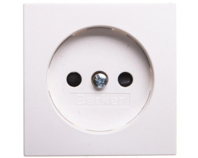 B.3/B.7 Płytka czołowa gniazda b/u śnieżnobiały 3967331909