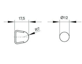 Szyna profilowa 12mm, 3000mm Bosch Rexroth