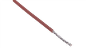 Przewód Do Urządzeń Ptfe Ptfe Brązowy, 100M 0,08 Mm2 7/0,12 Mm, 300 V, -75 ›...