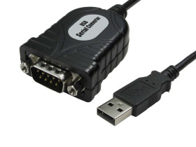 Kabel szeregowy, długość 200mm, złącze A: 9-stykowe D-sub, złącze B: USB A