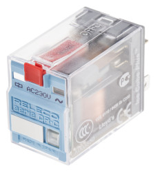 Przekaźnik mocy 230V ac SPST Releco 1.5W, montaż PCB 14006Ω Otwór przezierny