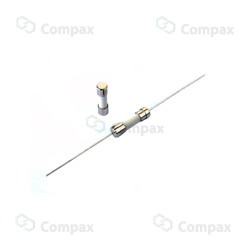 Bezpiecznik ceramiczny THT, 5x20mm, zwłoczny, 125mA, 250V AC, EC