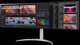 49BQ95C-W.AEU 125 cm curved monitor, 1440p, USB-C, speakers