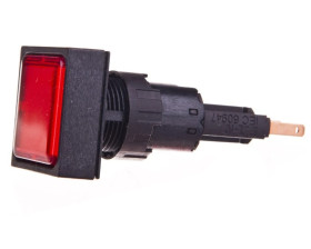 Lampka sygnalizacyjna 25x25mm czerwona 24V AC/DC Q25LF-RT 090198