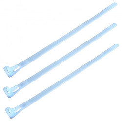 Opaska kablowa wielokrotnego użytku 125x7,6mm biała 08314 /25szt./