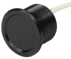 Piezo switch, On-Off, mounting Ø 16 mm, unlit, aluminum, IP67, 1241.3002