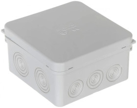 Puszka odgałeźna z dławnicami 103x103x57 IP65 PK-103X103