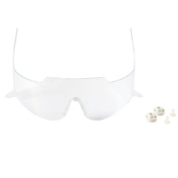 Okulary ochronne, Poliwęglan, Bezbarwny, do uzytku z: Kaski