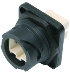 FO plug, SC, GOF/POF, multimode, ceramic, black, 100007625