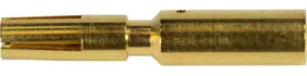 Receptacle, 0.75-1.0 mm², AWG 19-17, crimp connection, gold-plated, 21170760000