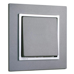 MAGIC Łącznik dwubiegunowy biały/chrom WP-9 M