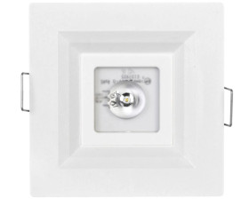 Oprawa awaryjna LOVATO P ECO LED 1W 120lm (opt. otwarta) 1h jednozadaniowa biała LVPO/1W/E/1/SE/X/WH