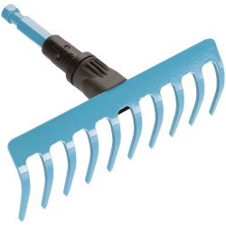 GARDENA 03185-20 Combi system Small Rake 18.5cm 10 Teeth Handy Tool