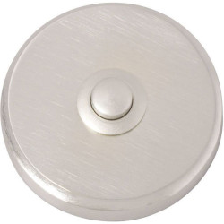 Heidemann 70083 Bell Button Nickel-Coated 24V/1A Sturdy Design