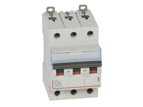 Wyłącznik nadprądowy C 25A 3P 6kA S 303 DX3 407861 LEGRAND