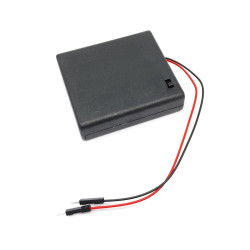 4 x AA Battery Holder with On/Off Switch