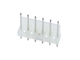 Listwa stykowa PCB 6-pinowe 2599 raster: 5.08 mm Pionowy 1-rzędowe Molex Otwór przelotowy25 V W osłonie