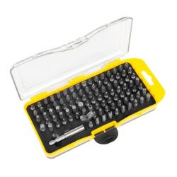 Zestaw 100 bitów ze stali chromowo-wanadowej