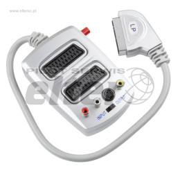 Scart adaptor 2gn Svhs + przeł.